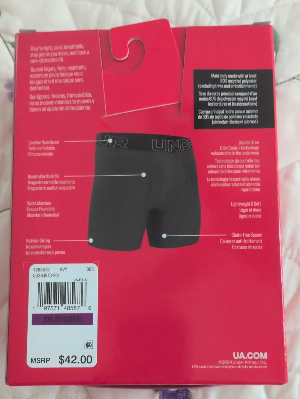 Under Armour Men's Performance Tech Brief Underwear, 6